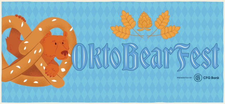 OktoBEARfest logo and banner.