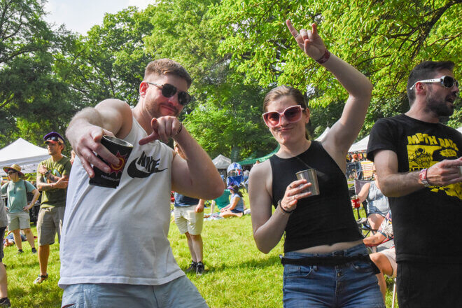 Brew at the Zoo guests